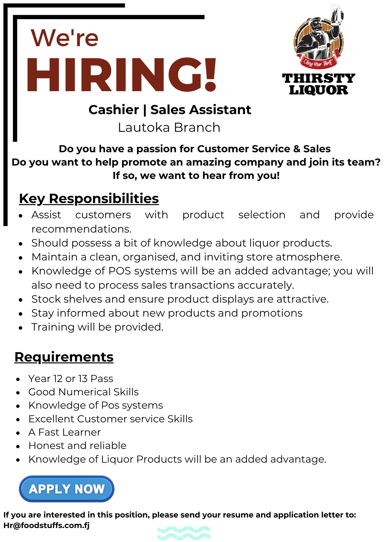 Original job ad