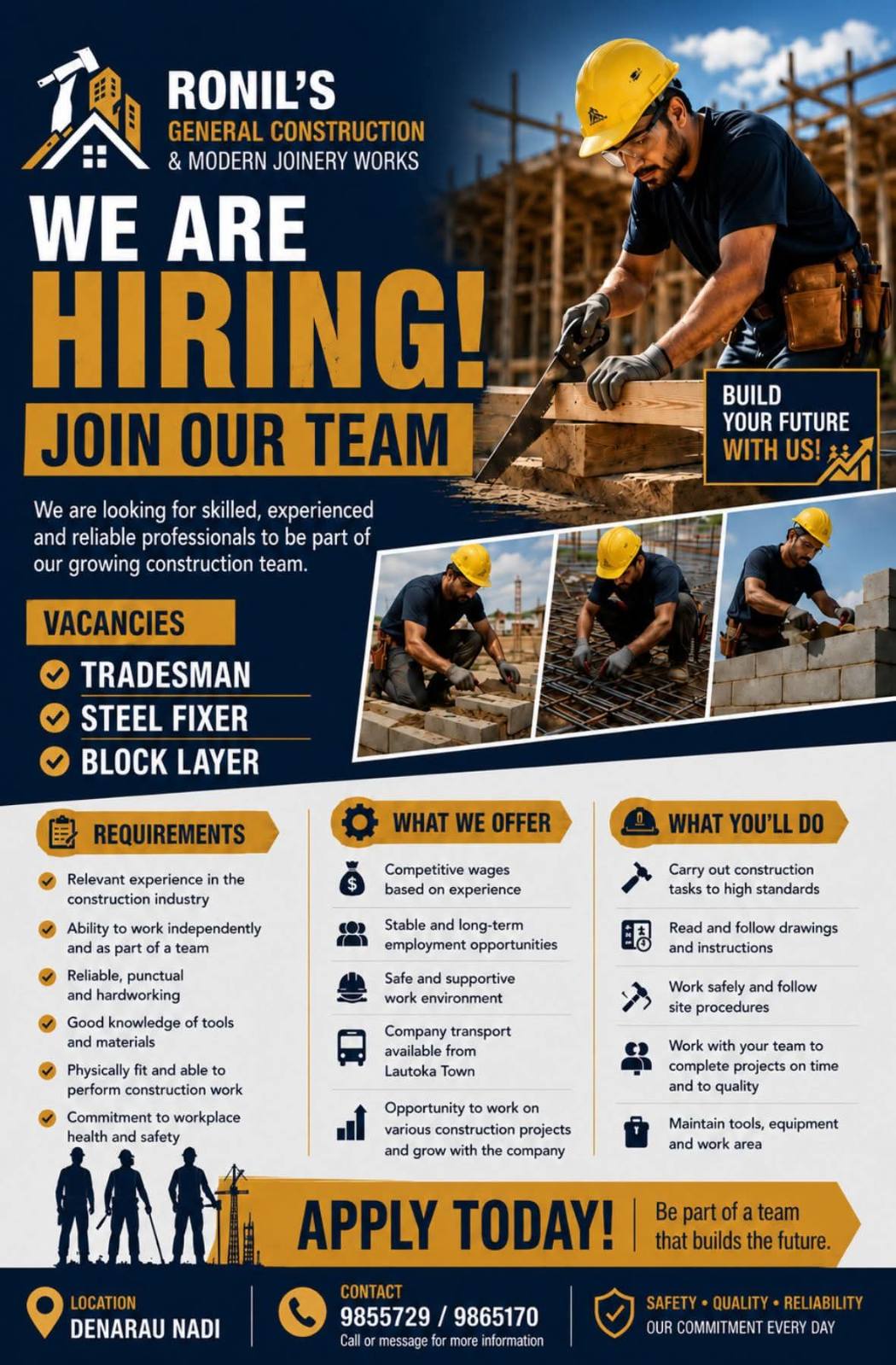 Original job ad