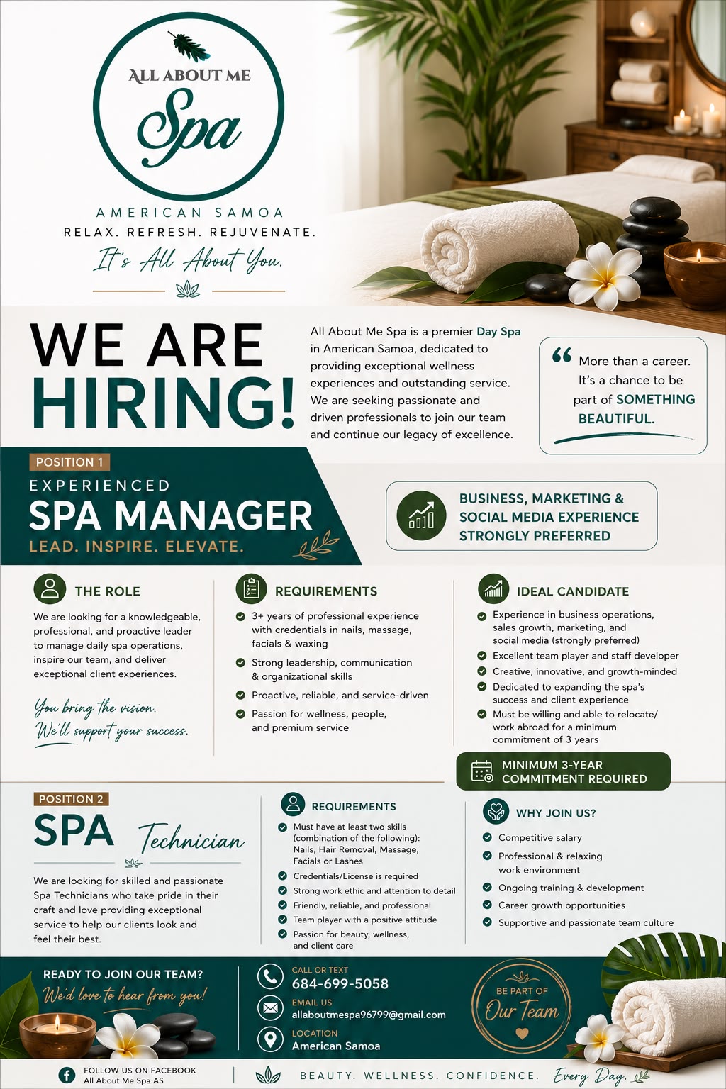 Original job ad