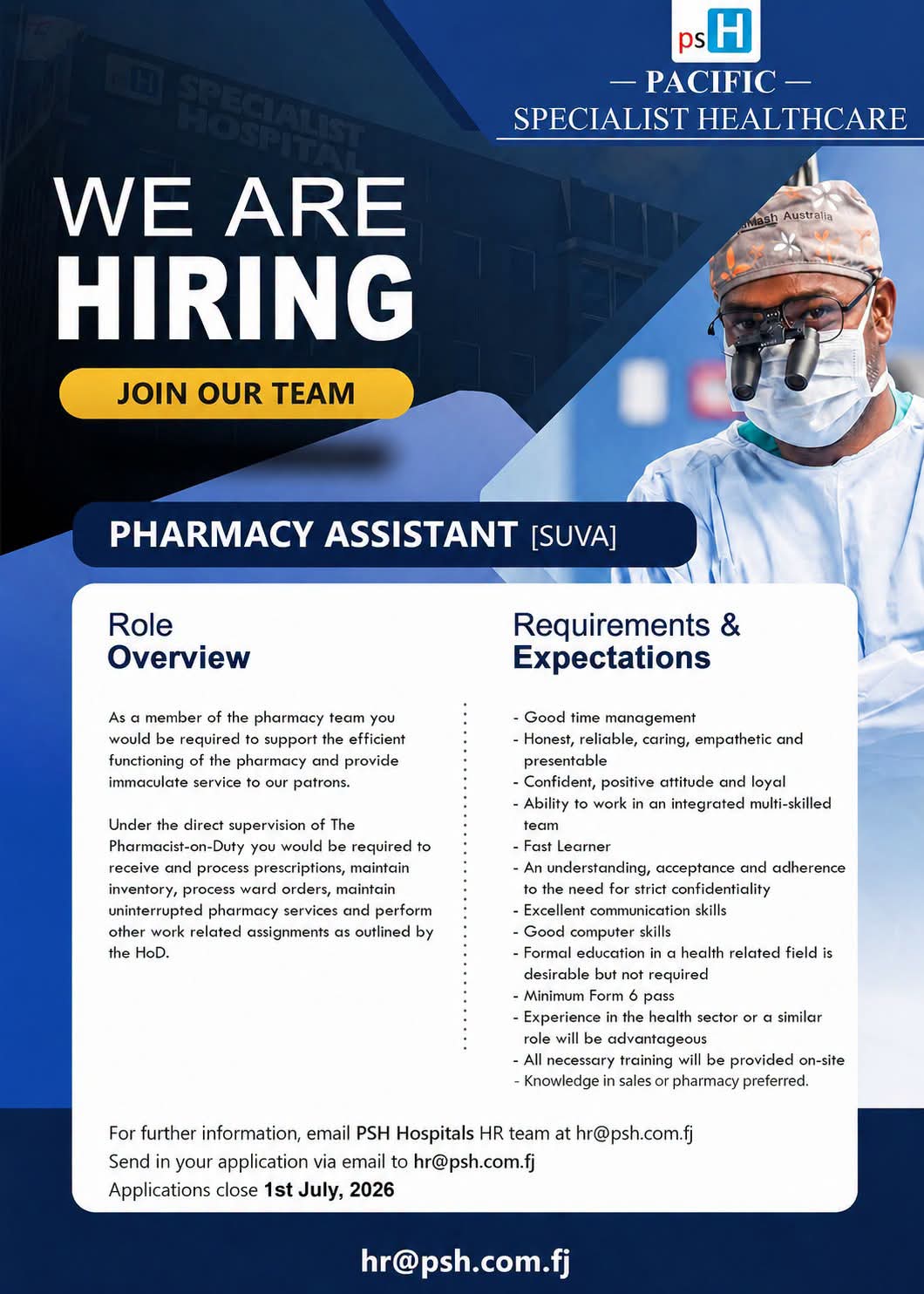 Original job ad