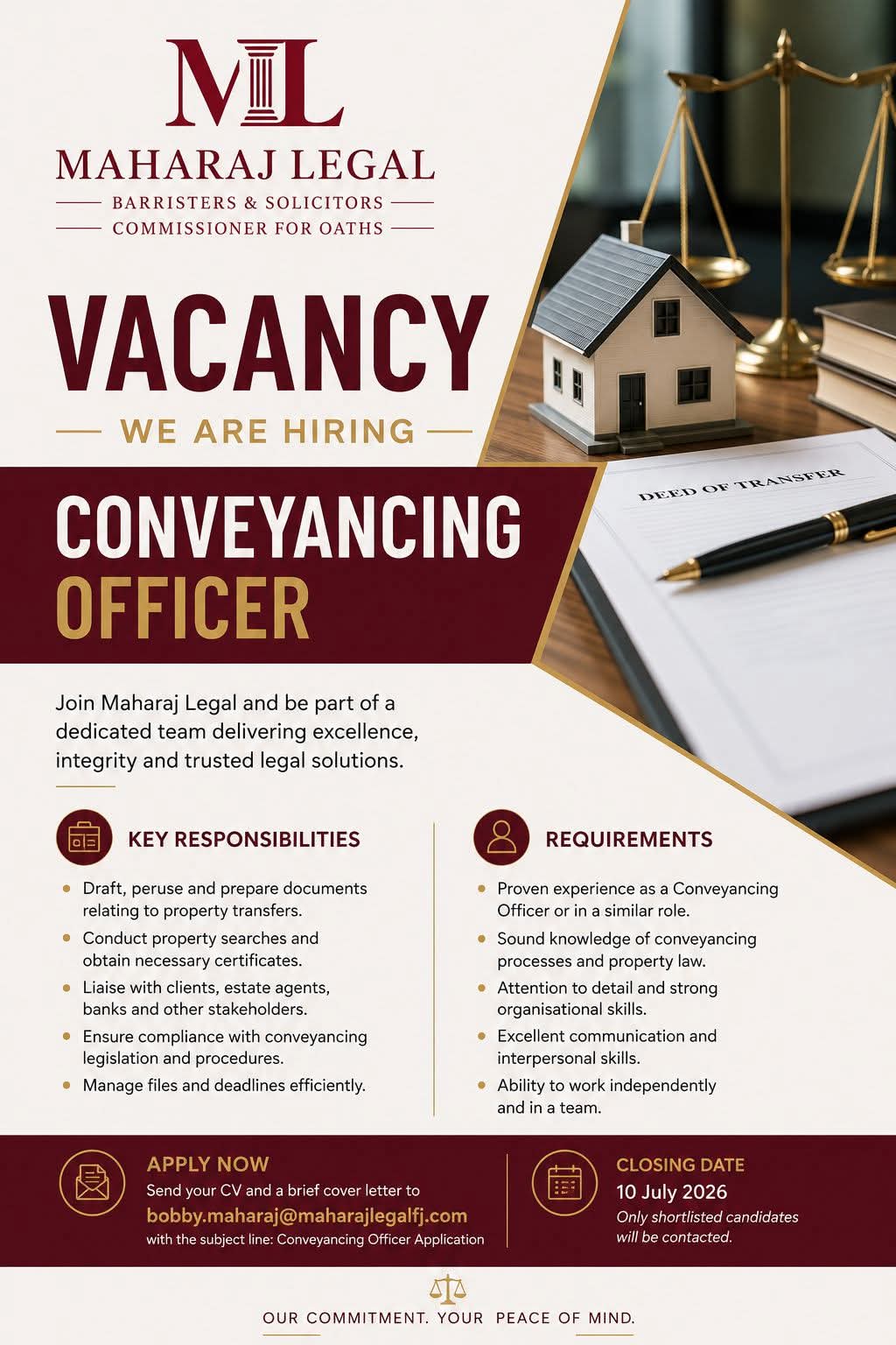 Original job ad