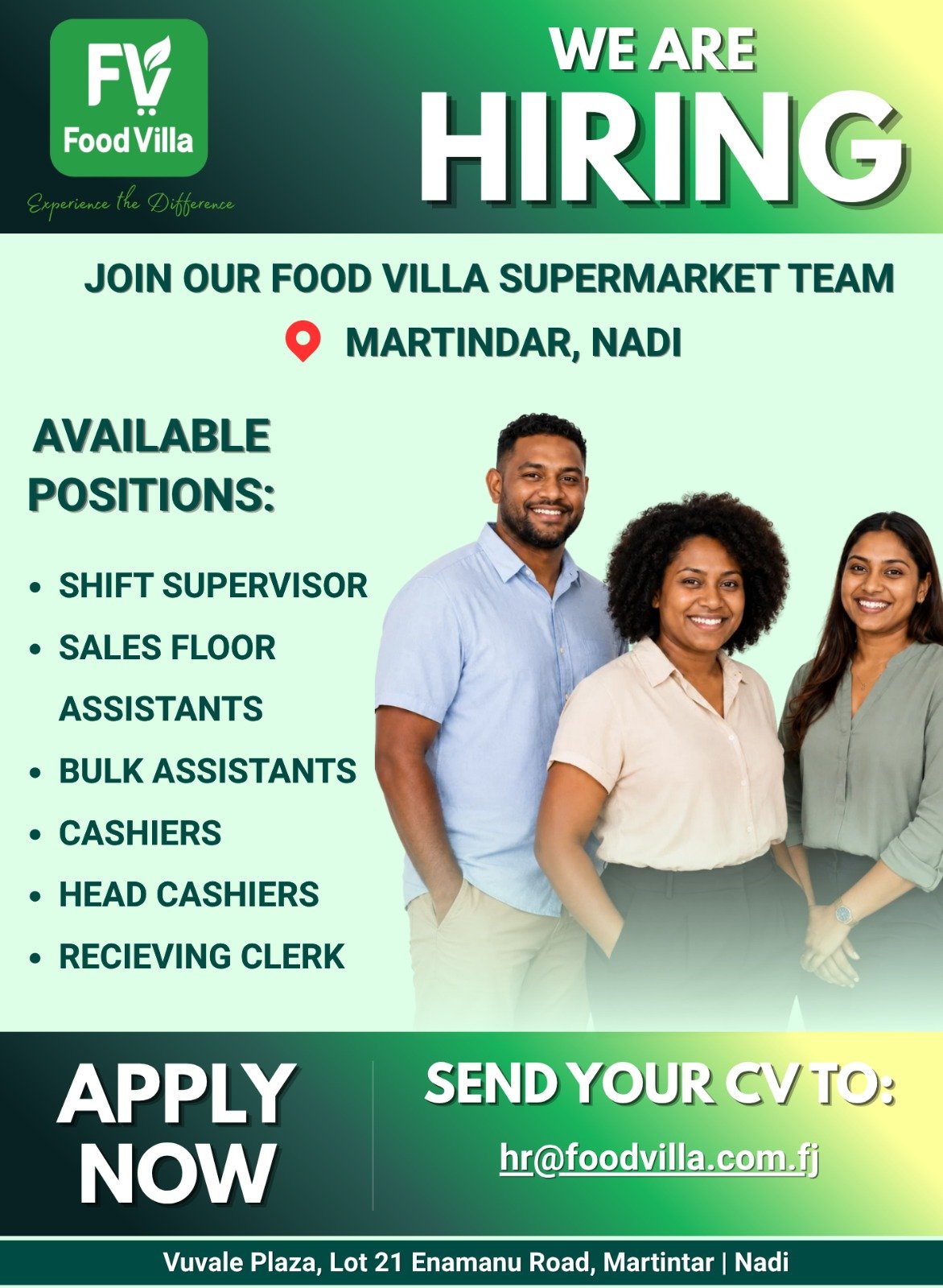 Original job ad