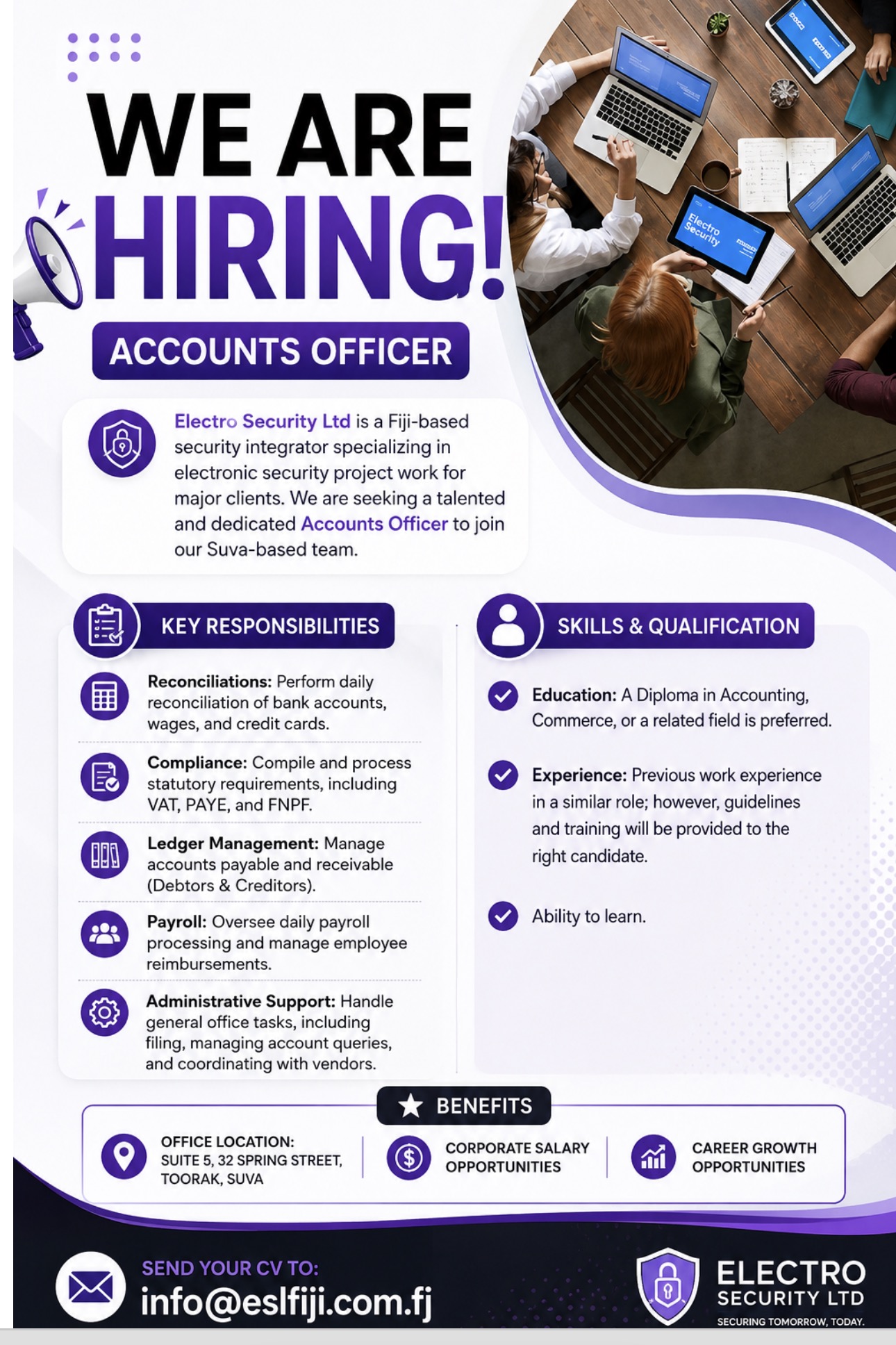 Original job ad