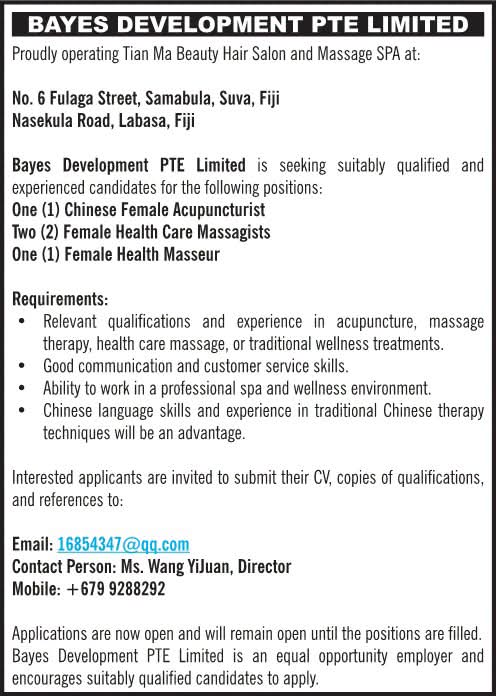 Original job ad