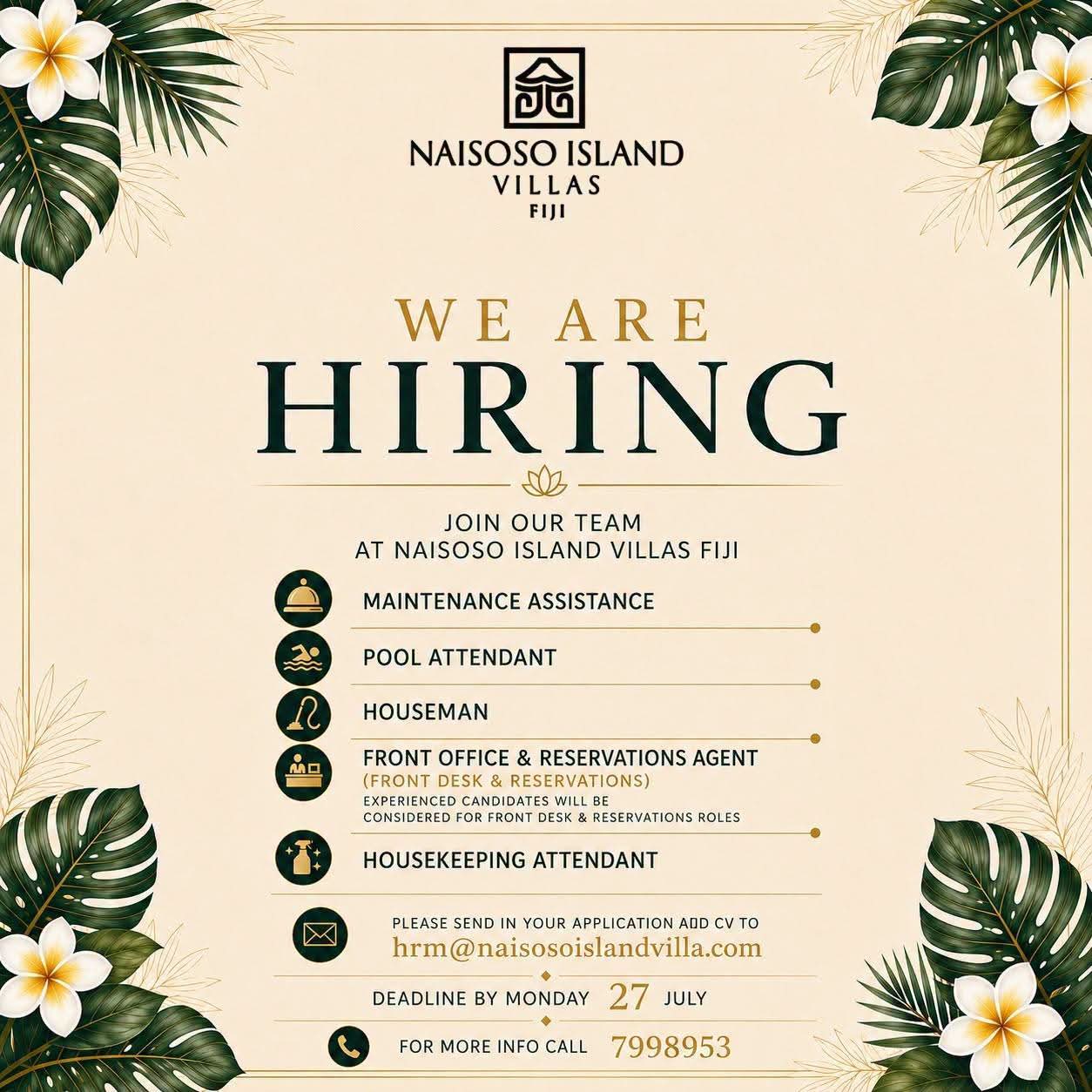 Original job ad