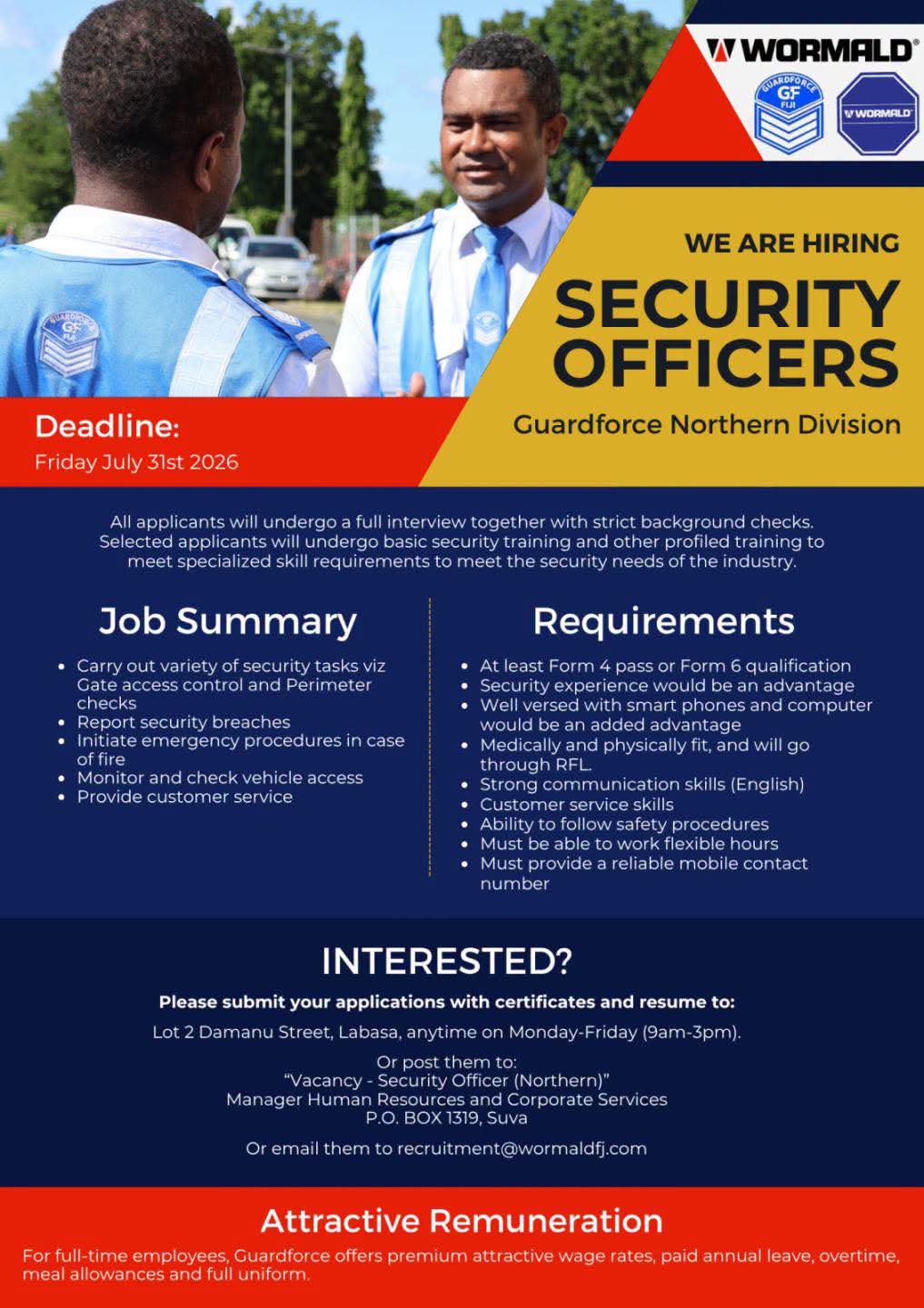 Original job ad
