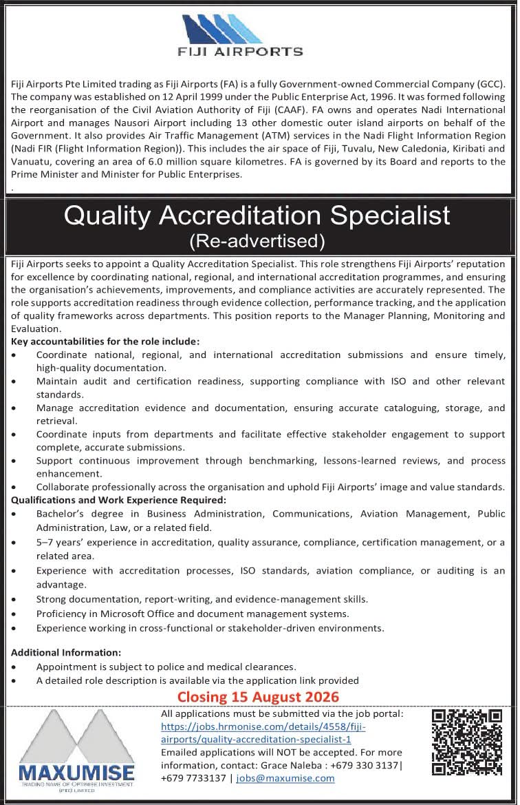 Original job ad