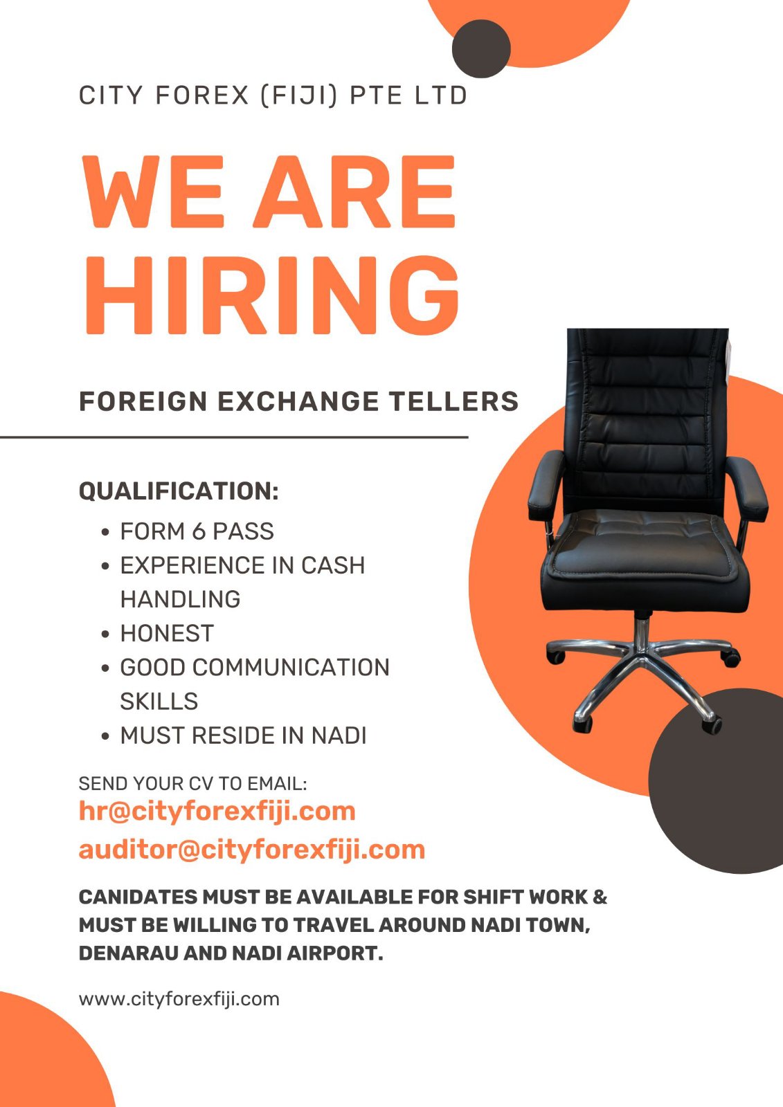 Original job ad
