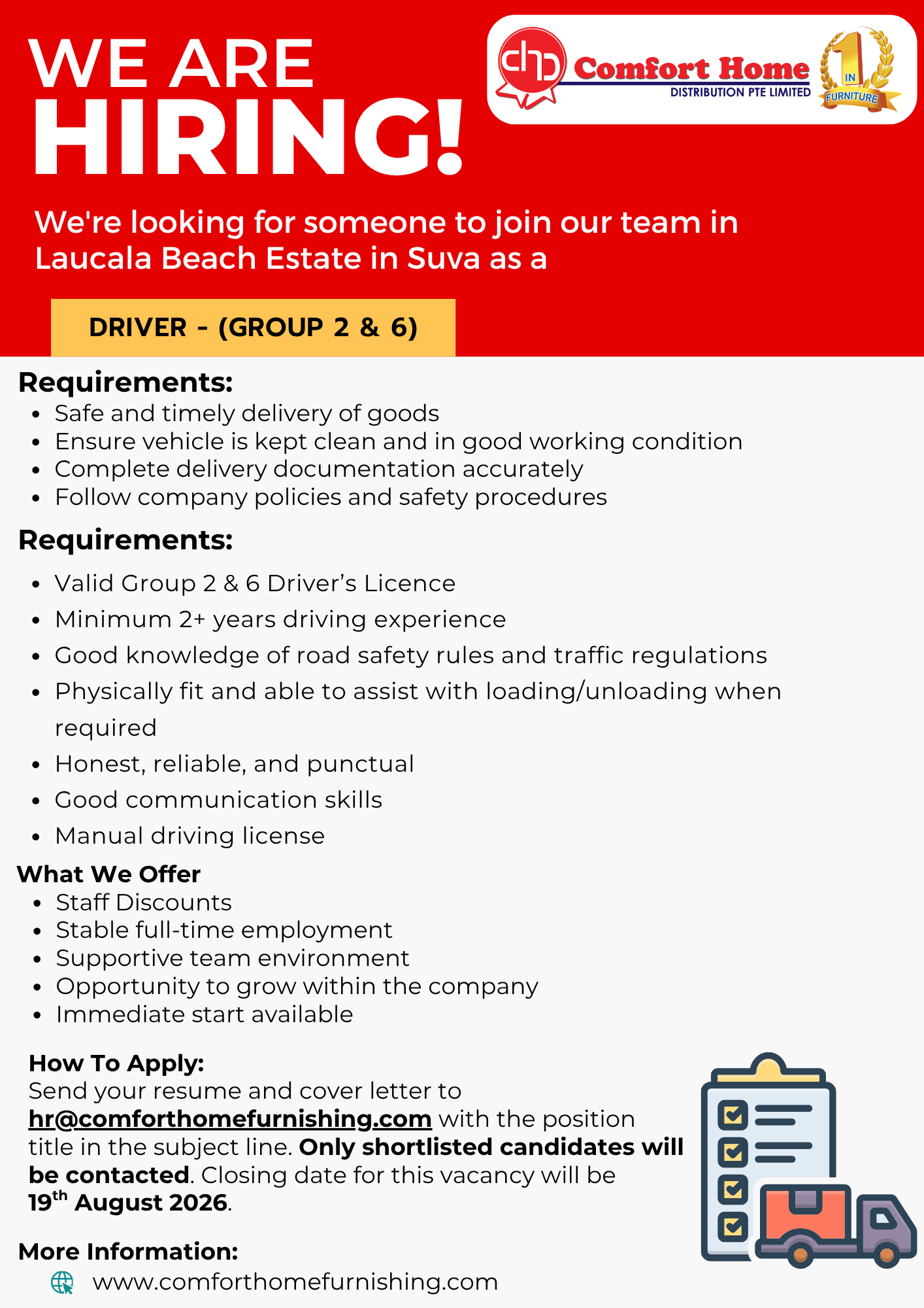 Original job ad