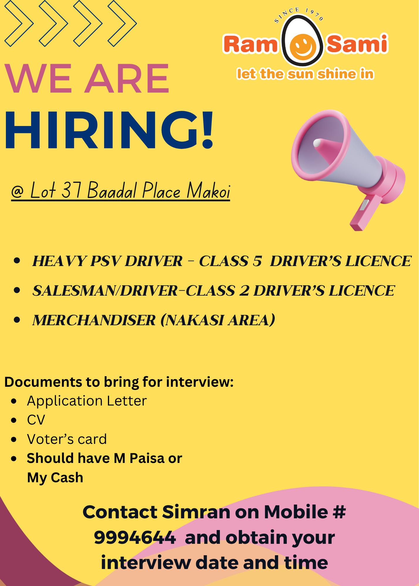 Original job ad