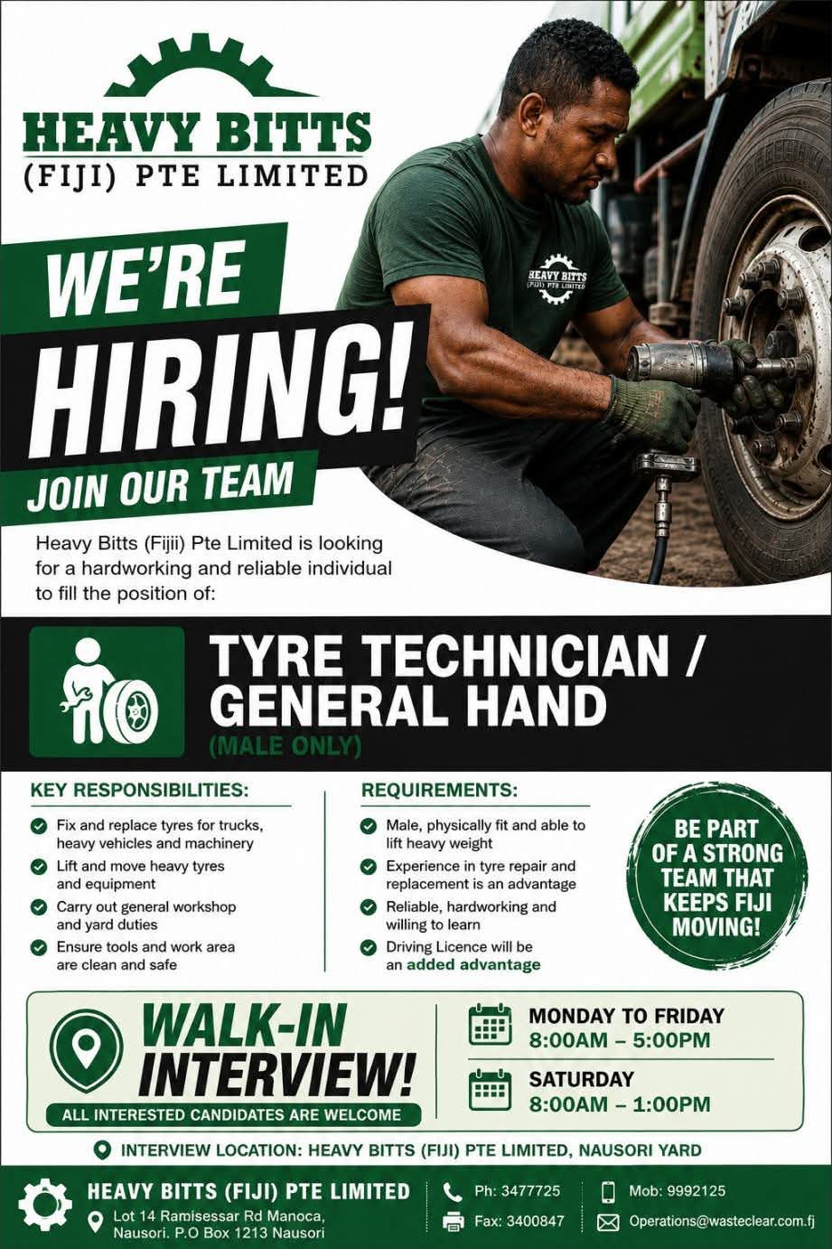 Original job ad