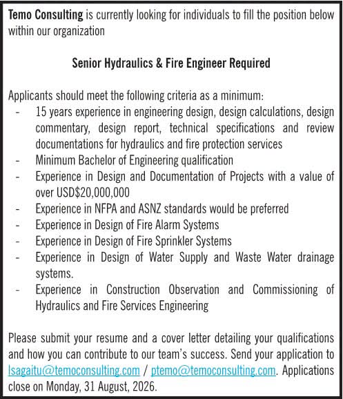 Original job ad