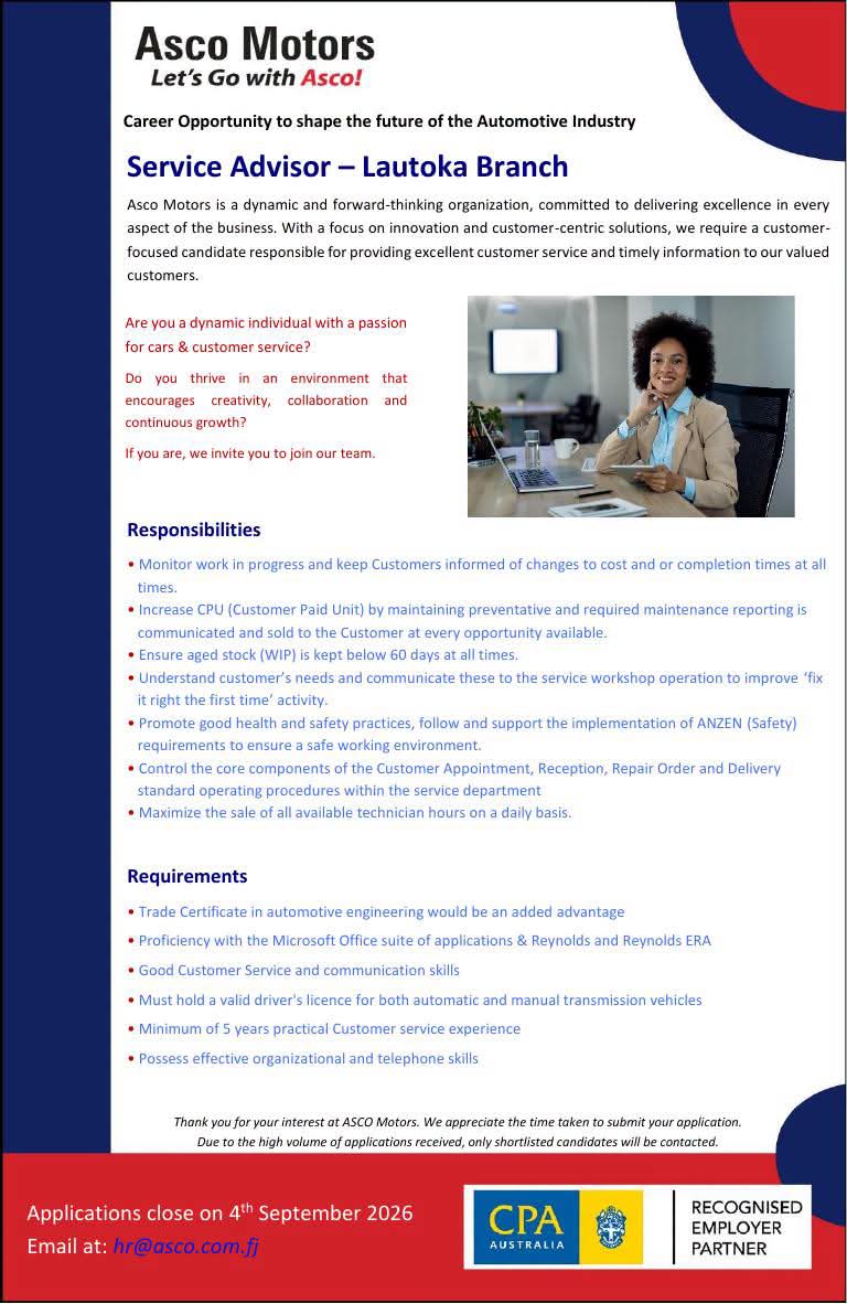 Original job ad