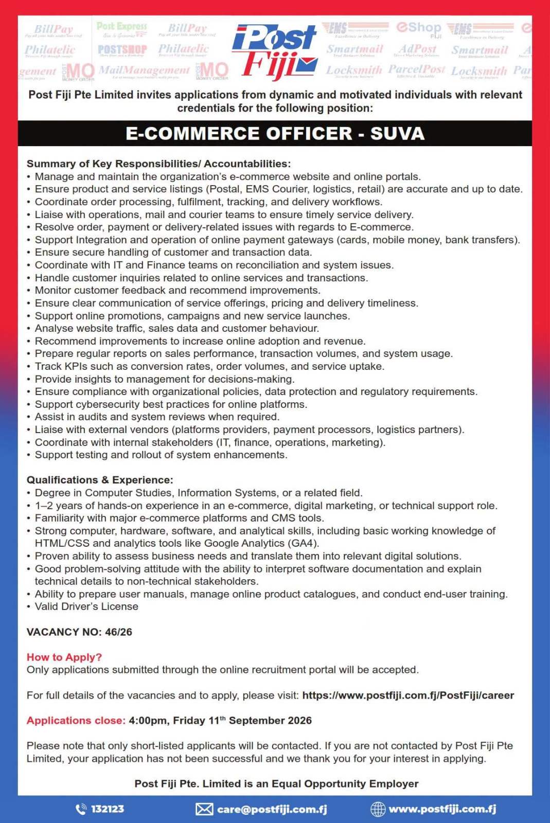 Original job ad