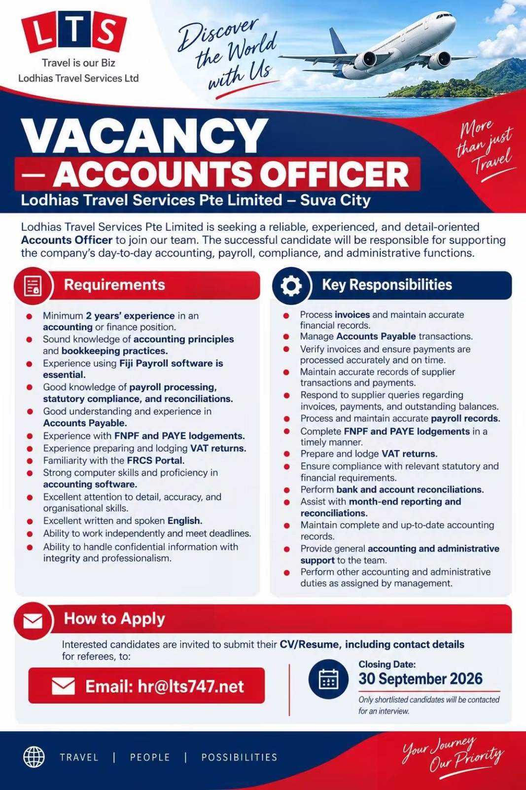 Original job ad