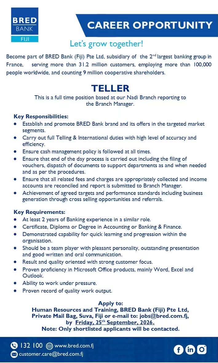 Original job ad